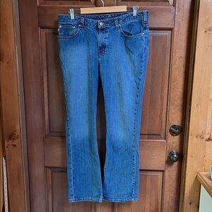 Carhartt Women's Boot Cut Jeans in Blue Denim 16x30